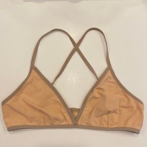 American Apparel Crossback Nude Bra